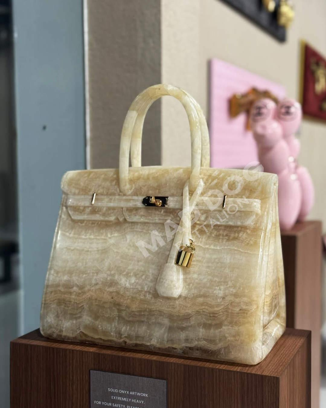 Marble Bag (Birkin Bag White onyx)
