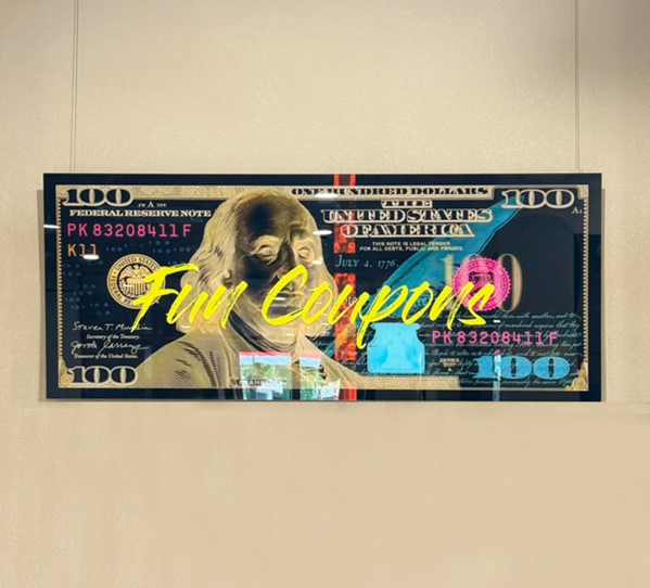 Wall Art C-note (Yellow Edition)